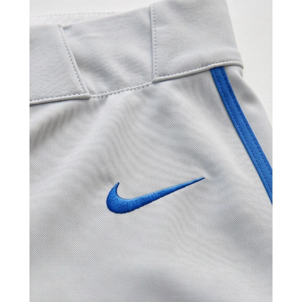 Nike Mens Team Vapor Select‎ Baseball Pants Grey Blue BQ9021-055 Large NWT